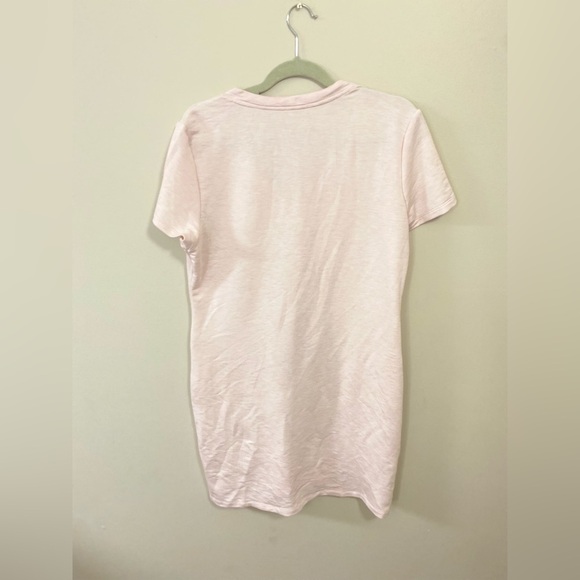 Women’s CALVIN KLEIN Pink Casual Athletic Clean Girl V Neck Dress Shirt Size L - Picture 5 of 12